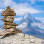 cairn, stone tower, balance, rock, stability, nature, harmony, stacked, matterhorn, mountain